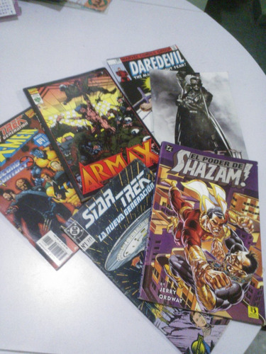 Lote De Comics Marvel  Star Trek - X Men Shazam Daredevil