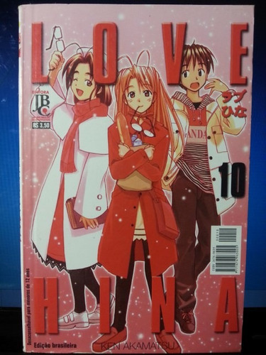 Mangá / Hq Jbc: Love Hina 10 - Ken Akamatsu - Frete Grátis