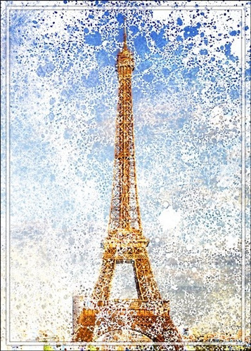 Poster Grande Hd 60x90cm Paris Torre Eiffel Decorar Parede