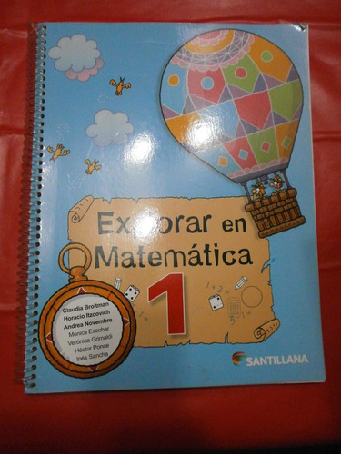 Explorar En Matemática 1 Santillana Broitman Nuevo!