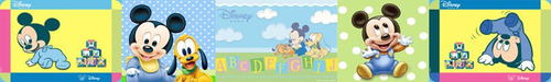 Adesivo Bdfx9009 Mickey Baby Mickey Border Faixa Decorativa