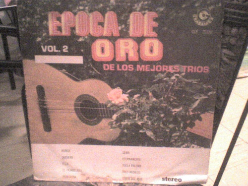 Disco Lp Acetato Epoca De Oro De Los Mejores Trios Vol.2