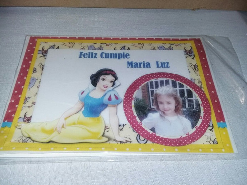 Láminas Comestibles Para Fototortas Y Cupcakes Blanca Nieve