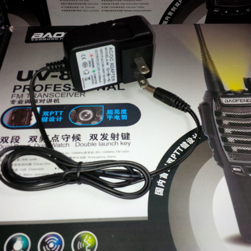 Cargador De Pared Radios Baofeng Uv-8 / Uv-82 Uhf - Vhf