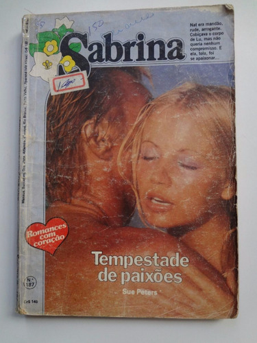 Livro Sabrina Tempestade De Paixões Sue Peters Nº 187