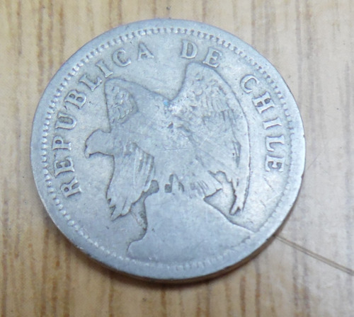 Moneda  De 20 Centavos Año 1920.
