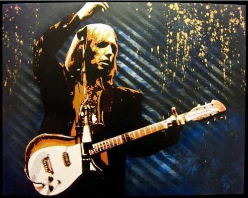 Tom Petty Lamina Abstracta 45 X 30 Cm.