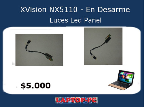 Cable Led Panel Notebook Xvision Nx-5110 En Desarme