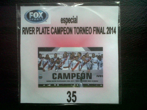 River Plate Dvd Fox Sports Campeon Torneo Final 2014