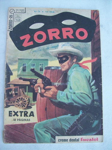 Zorro ( Extra ) Nº 25 - Maio De 1964 - Ebal