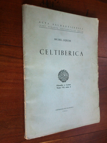 Celtiberica - Michel Lejeune (en Francés) Arqueología