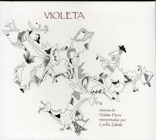Cecilia Zabala: Violeta Parra Obras Para Guitarra (cd Nuevo)