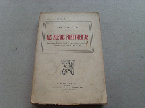 Emilio Frugoni  Los Nuevos Fundamentos Montevideo 1919