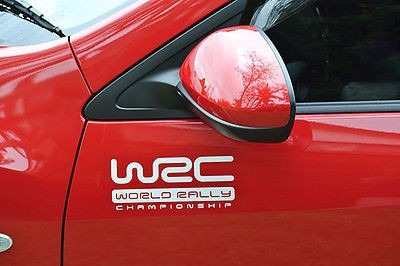 2 Adesivos Carro Rebaixado Tuning Wrc World Rally Championsh