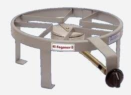 Imagen 3 de 4 de Reverbero El Fogonero Acero Y Quemador Aluminio Nuevos