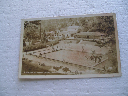 Cartão Postal - Piscina Do Parque Olifas - Nova Friburgo