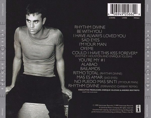 Enrique Iglesias - Enrique Cd Like New! P78 Ks (Usado)