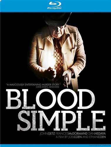 Blu-ray Blood Simple / Simplemente Sangre / Coen Brothers