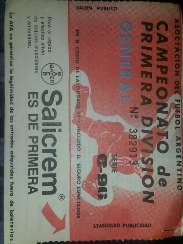 Entrada Boca 0 Estudiantes Lp 0 Torneo Clausura 1991