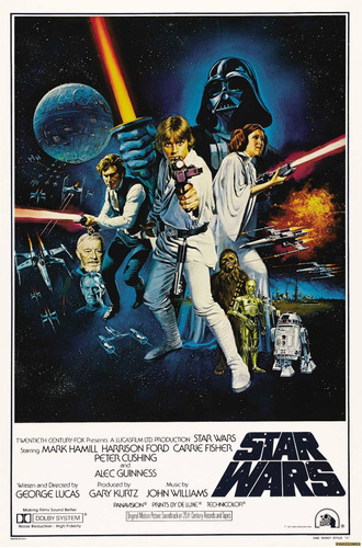 Poster Lona Vinilica - Star Wars Iv A New Hope