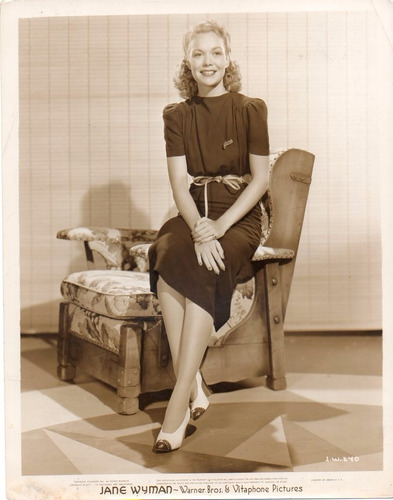 Foto Original Jane Wyman Warner Bros. & Vitaphone Pictures