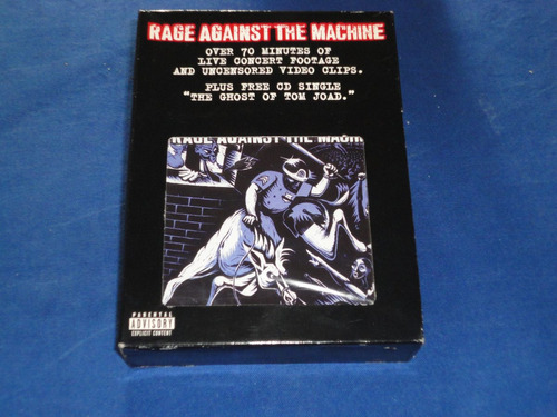 Rage Against The Machine - En Vivo (vhs 1997)+ Cd Single Nue