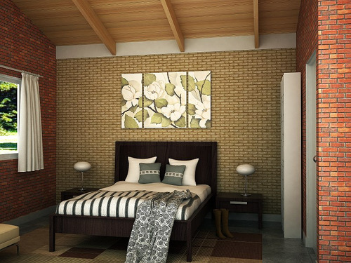 Casa Ladrillo Construcción Rápida Material Prefabricada