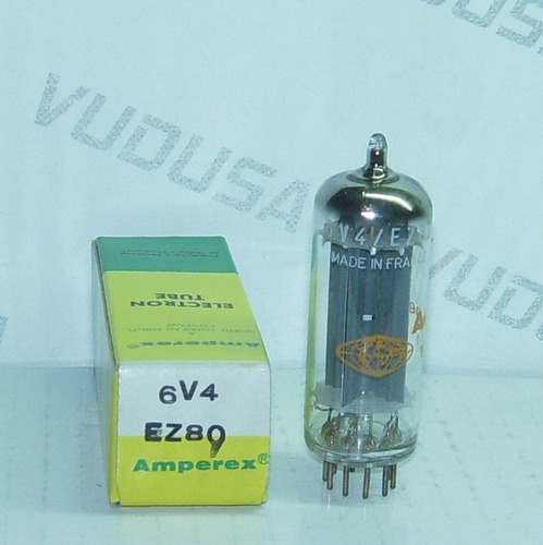 Válvula Electrónica, Vacuum Tube Ez80 / 6v4 Amperex