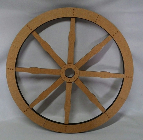 Roda De Carroça 3d  Mdf Decoração Festa Rustica Colonial