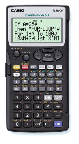 Calculadora Cientifica Programable Casio Fx-5800p Original