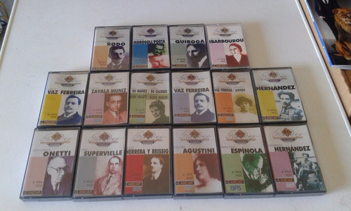Grandes De La Literatura Uruguaya - 16 Cassettes Posdata