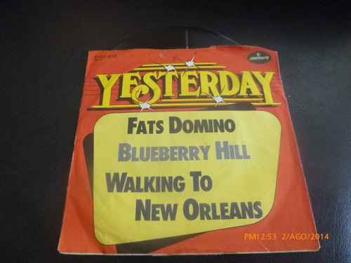 Vinilo Single Fast Domino //walking New Orleans ( I-101