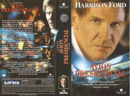 Avion Presidencial Vhs Harrison Ford Air Force One