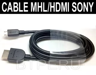 Cable Mhl Hdmi Sony Xperia Z1 Z2 Sp Zl Z3 Z4 Compact Ultra