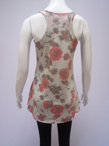 Remera Musculosa Tipo Vestido