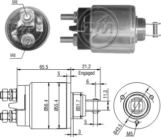 Solenoide O Automatico Lada Niva Samara Zm 579