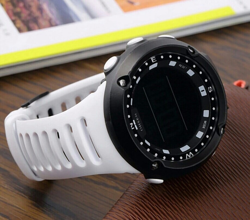 Relógio Digital Pulseira Led Pulso Masculino Feminino-branco