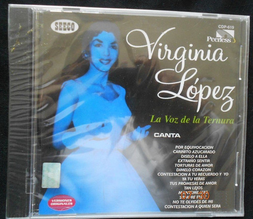 Virginia Lopez La Voz Cd De Fabrica Peerless