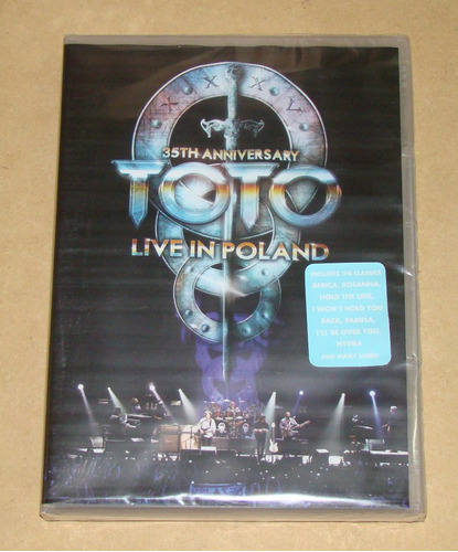Toto Live In Poland 35th Anniversary Dvd Nuevo / Kktus