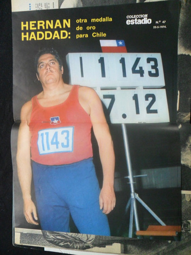 Estadio N° 1606 21 De Mayo De 1974 Poster Hernán Haddad