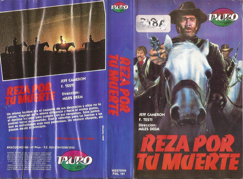 Reza Por Tu Muerte F. Testi Jeff Cameron Tauro Vhs