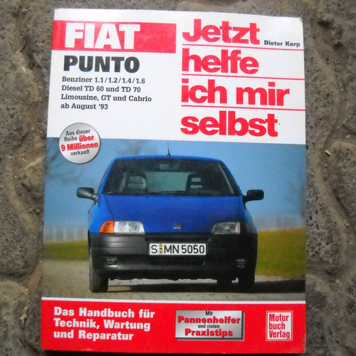 Fiat Punto Manual De Taller, Motor Buch Verlag 1998