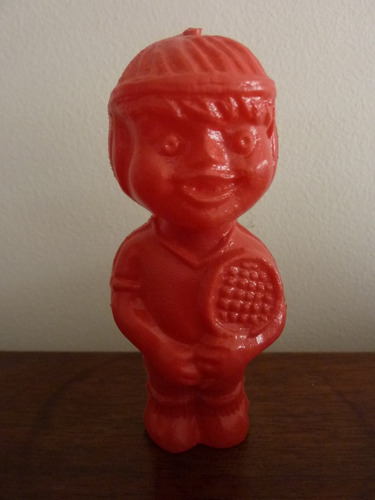 Antiguo Muñeco Tenista De Plastico Soplado