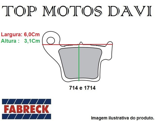 Pastilha Freio Traseira Honda Cr & Crf 150 250 450f 2002/...