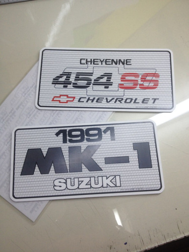 Placas Personalizadas, Auto, Moto.