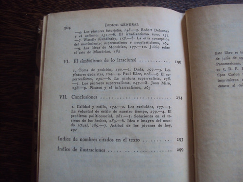 Romero Brest. La Pintura Europea Contemporanea 1900 1950 (Usado)