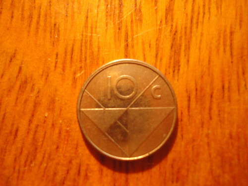 Moneda De Aruba 10 Centavos Año 1986  Cd 172