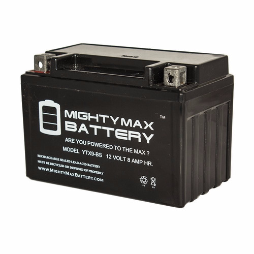 Pila Mighty Max Ytx9-bs 12v 8ah 135cca Sellada