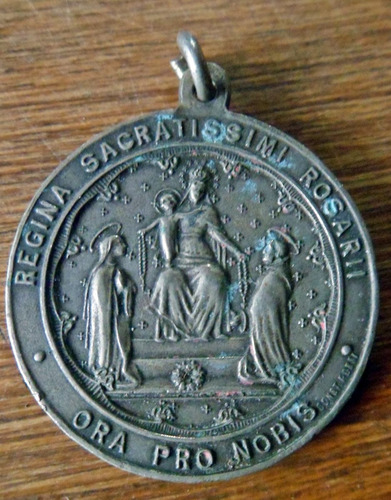 Antigua Medalla Religiosa Asociacion De Las Imeldas 3 Cms.