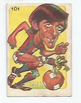 Figurita Caricatura / Super Futbol 1979 / Villar / N° 101